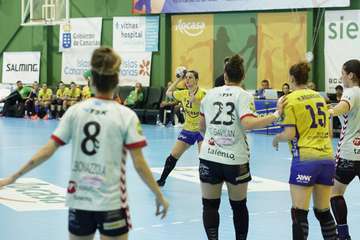 Paso de gigante hacia el título del Rocasa tras superar al BMC Liberbank Gijón (32-30)